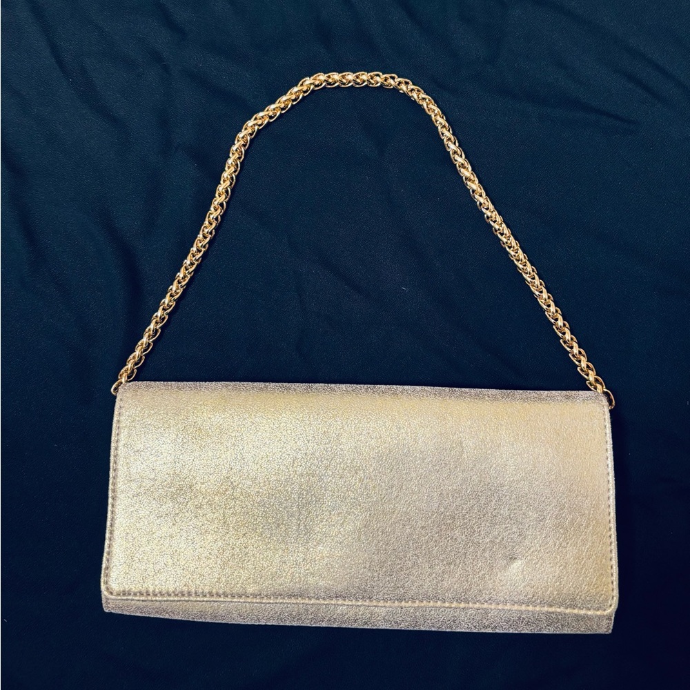 Chic Gold Chain Wristlet